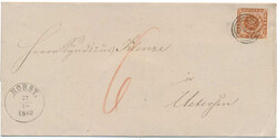 91: Old German States Slesvig Postmarks on Denmark