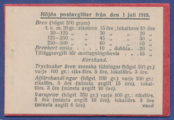 5625: Sweden - Stamp booklets