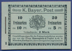 15: Old German States Bavaria - Stamp booklets