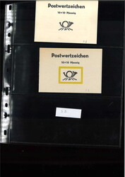 1380: German Democratic Republic - Stamp booklets