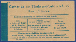 2565: France - Stamp booklets
