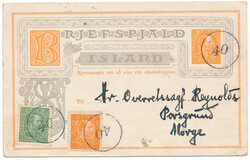 3345050: Iceland Christian IX Issue - Postal stationery