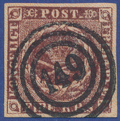 91: Old German States Slesvig Postmarks on Denmark