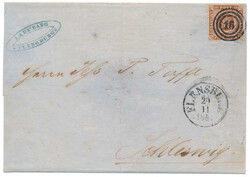 91: Old German States Slesvig Postmarks on Denmark