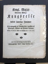 5625: Sweden - Pre-philately
