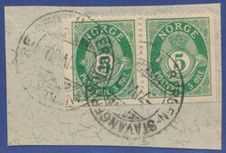 4710060: Norway Shaded Posthorn - Booklet panes