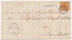 91: Old German States Slesvig Postmarks on Denmark