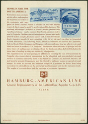 To South America in 3 days, regular Zeppelin Service for Passengers, ...