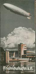 Luftschiffbau Zeppelin GmbH Werft, 12 seitiger illustrierter ...