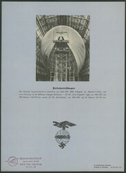 LZ 130 "Graf Zeppelin", farbiger 6-seitiger Leporelloprospekt (A4) ...
