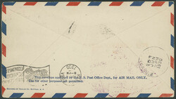 Südamerikafahrt 1930, Etappe Recife-Lakehurst-Habana, Brief mit u.a. ...