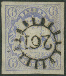 15: Old German States Bavaria - Cancellations and seals