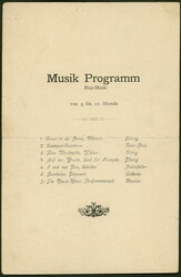 1902, Speisekarte Deutsche Ost-Afrika-Linie Hamburg vom 25. April, ...