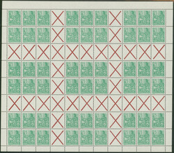 Fünfjahrplan 1960, alle 3 Markenheftchenbogen, darunter 5 Pfg mit ...