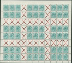 Fünfjahrplan 1960, alle 3 Markenheftchenbogen, darunter 5 Pfg mit ...
