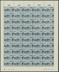 30 Pfg dunkelblau Ingenieur-Kongress Konstanz 1. Auflage 18.6.1949, 2 ...