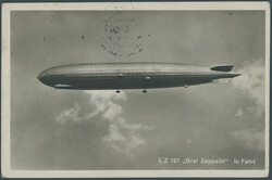 Amerikafahrt 1929, Notlandung Cuers, Bordpost-Fotokarte 16.5.29, ...