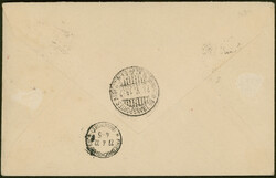 3. Südamerikafahrt 1932, Brief mit Zweiländerfrankatur Brasilien / ...