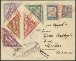 4. Südamerikafahrt 1932, Paraguay-Post, Brief mit kompletter ...