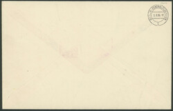 Olympiafahrt 1936, FDC für Block 5 von Frankfurt 1.8.36 nach Berlin ...