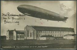 1932, 8. Südamerikafahrt, Fotokarte ab Strasbourg 3.10.32 via ...