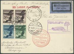 1931, 2. Südamerikafahrt, Etappe Berlin - Friedrichshafen - Rio de ...