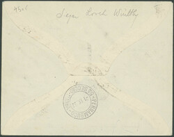 1932, 5. Südamerikafahrt, R-Brief ab Bukarest 20.8.33 via ...