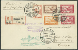 1931, 3. Südamerikafahrt, R-Brief ab Budapest 14.9.32 via ...