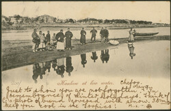 1900, pair of 2 C. coiling dragon red tied by CHEFOO 9 MY 00 ...