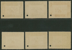 1944, War Refugees SPECIMEN, complete set without surcharge, instead ...