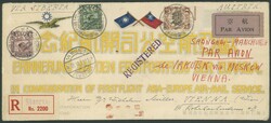 1931.05.31, EURASIA First Flight Shanghai - Berlin, registered ...
