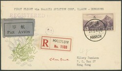 1937-06-29, EURASIA First Flight Peiping - Taiyuan - Chengchow - ...