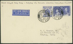 1937-06-30, EURASIA First Flight Hongkong - Canton - Changsha - ...