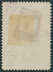 4 B on ½ B ornaments, surcharged by handstamp "Post of Yemen / 4 / ...