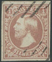 (Clervaux), 2 klare Teilabschläge des Achteinhalb-Balkenstempels auf ...