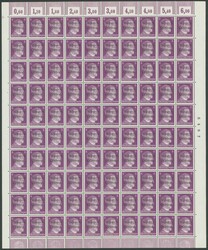 MONDSEE, 6 Pfg Hitler mit Maschinenaufdruck, kompletter postfrischer ...