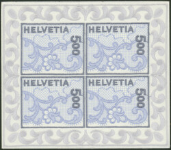 Stickerei Kleinbogen postfrisch, Pracht  Automatically generated ...