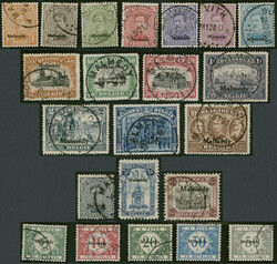 Gebiet nach Haumptnummern komplett, inklusive der Portomarken, in ...