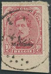 10 C karmin Ausgabe März 1920 die seltene Type III (Ornament obere ...