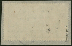 2 Kr dunkelblau Aufdruck blau Ausgabe für die 1. Zone auf ...