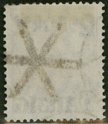 2 Mark auf 35 Pfennig, hellgrüngrauer Netzunterdruck, Spitzen nach ...