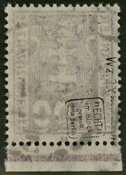 500 Pfennig, dunkelpurpur, Wasserzeichen 3 X, zeitgerecht gestempelt, ...