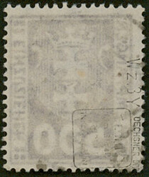 500 Pfennig, dunkelpurpur, Wasserzeichen 3Y, zeitgerecht gestempelt, ...