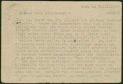 Ganzsache Postkarte mit bezahlter Rückantwort Antwortteil 30 Pfg rot ...