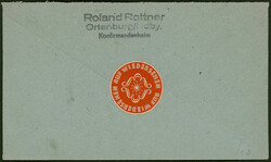 2 Pfg schwarz senkrechter Dreierstreifen, waagerechrer Dreierstreifen ...