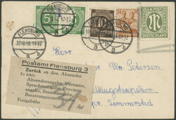 Postamt Flensburg 3 - Zurück an den Absender. ... - Freigebühr 31 ...