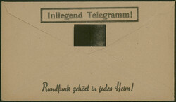 Telegramm aus Halle a. d. Saale am 16.1.1947 aufgenommem beim ...