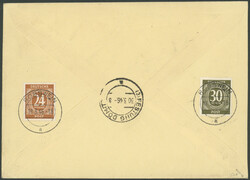 Ziffernausgabe I 1945 kpl. Satz Postmeistertrennung von Roßwein ...