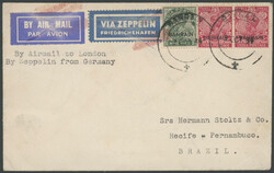 BAHRAIN 1934, Drucksachenbrief 7.10., vorbereitet für ...