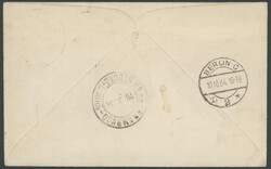 BAHRAIN 1934, Drucksachenbrief 7.10., vorbereitet für ...